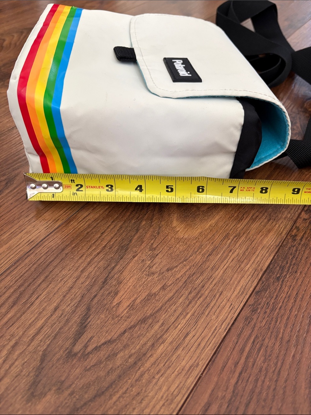 Polaroid Cream Camera Bag with Rainbow Stripe - Picture 11 of 11